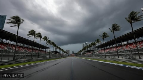 閃電威脅！F1邁阿密大獎賽提前3小時開跑　確保賽事安全