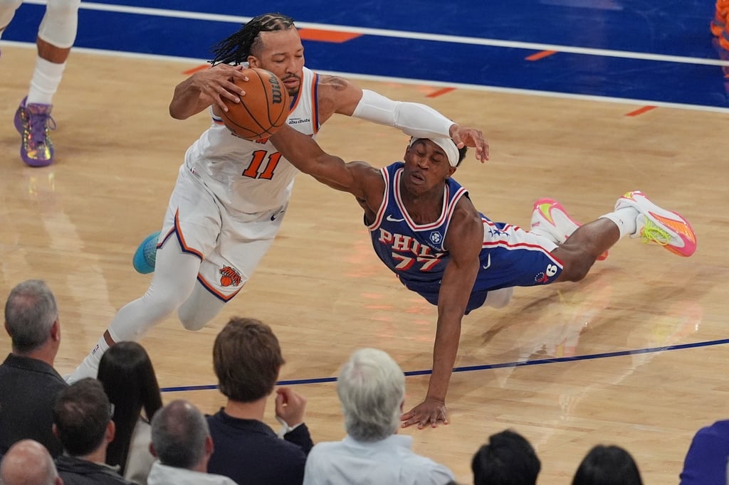 NBA(影)／尼克首戰大勝七六人39分！連3場季後賽重創對手寫下聯盟新紀錄
