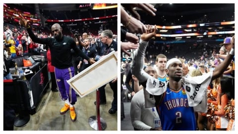 NBA(影)／雷霆戰湖人最大亮點！SGA將挑戰現役傳奇詹皇感覺熱血沸騰