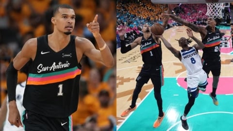 NBA(影)／太誇張！斑馬「半場10鍋、全場12鍋」超越歐拉朱萬成季後賽火鍋王