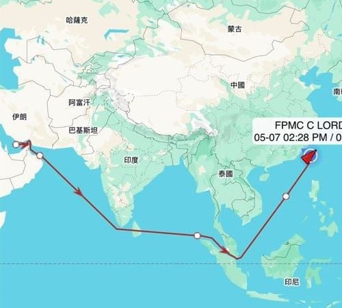 快新聞／載200萬桶原油返台「停靠麥寮港」！君善輪闖過荷姆茲海峽