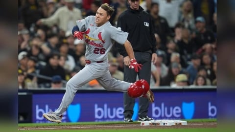 MLB(影)／「少棒滿貫砲」出現在大聯盟！菜鳥魏瑟霍特提槍快跑前進紅雀飛高高