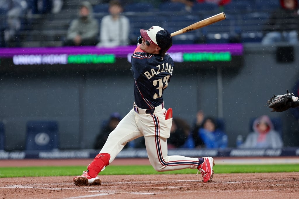 MLB(影)／狀元郎的全壘打終於出現！巴札納炸裂生涯首轟427英尺震撼全場