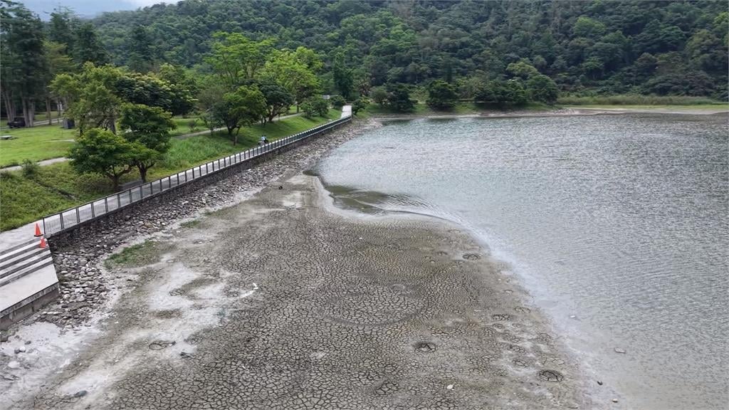 花蓮半年不下雨　鯉魚潭水位創十年新低　業者憂影響觀光人潮
