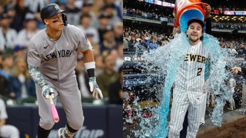MLB(影)／基又輸！法官炸裂並列大聯盟全壘打王無用！洋基本世紀首度被釀酒人橫掃