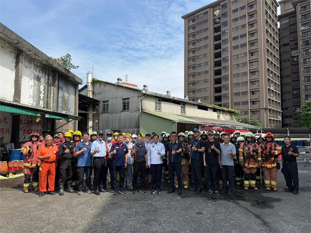 快新聞/新北消防強化工廠防災!新莊舉辦實地演練 陳崇岳:提升整體應變效能