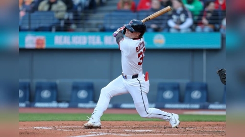 MLB(影)／守護者澳洲狀元郎巴札納自帶「鷹眼」！超會選球開季四壞保送創紀錄