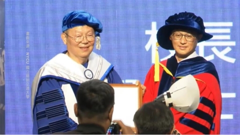 隨身碟之父! 群聯執行長潘健成獲頒陽明交大名譽博士