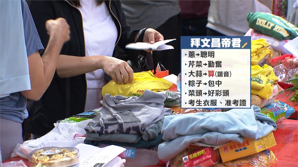 金榜題名! 週末國中會考 台北文昌宮祈福法會"逾萬人參拜"