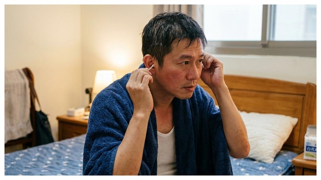 中年男挖耳驚見「黃色黴菌」 真相竟是「1壞習慣」:耳膜全發霉!