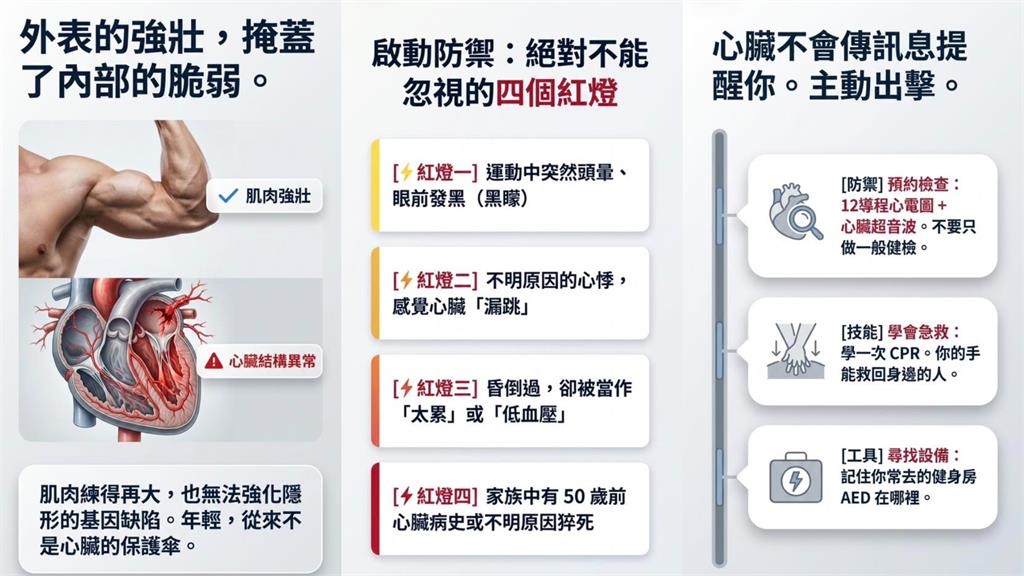  才25歲就猝死！科技男昨晚還健身...醫曝「4警訊」別忽略：年輕≠健康