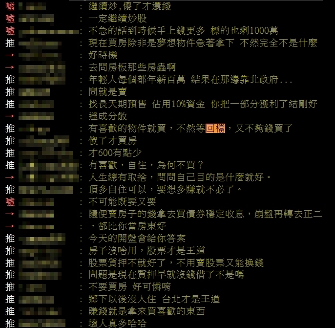 28歲男為買房信貸「All in股市」！提前賺到頭期款竟「捨不得賣」掀2派狂戰