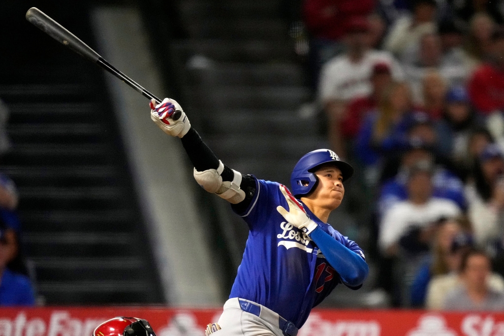 MLB(影)／大谷翔平演出首支「少棒式全壘打」！雖然一路跑回本壘可惜不算開轟