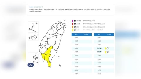 雨彈開炸！2縣市大雨特報　恐一路下到明晚