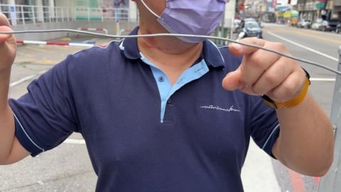 哪來的?台中夜跑遭鐵絲刮傷濺血 當事人怨「求助無門」