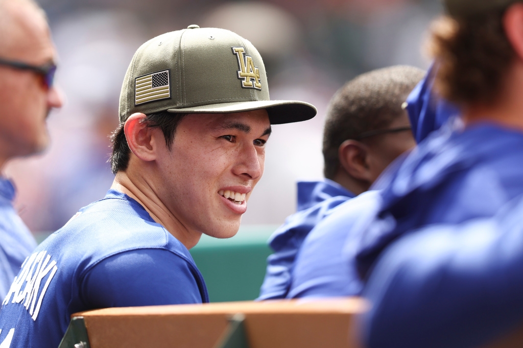 MLB(影)/佐佐木朗希解鎖隱藏彩蛋!首度在投手丘上聽英文版棒球歌感到新奇