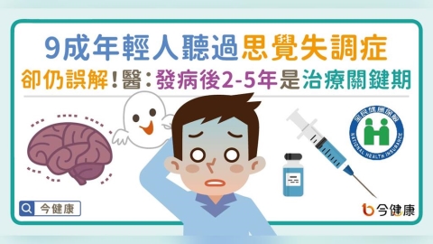 9成年輕人聽過思覺失調症,卻仍誤解!醫:發病後2到5年是治療關鍵期