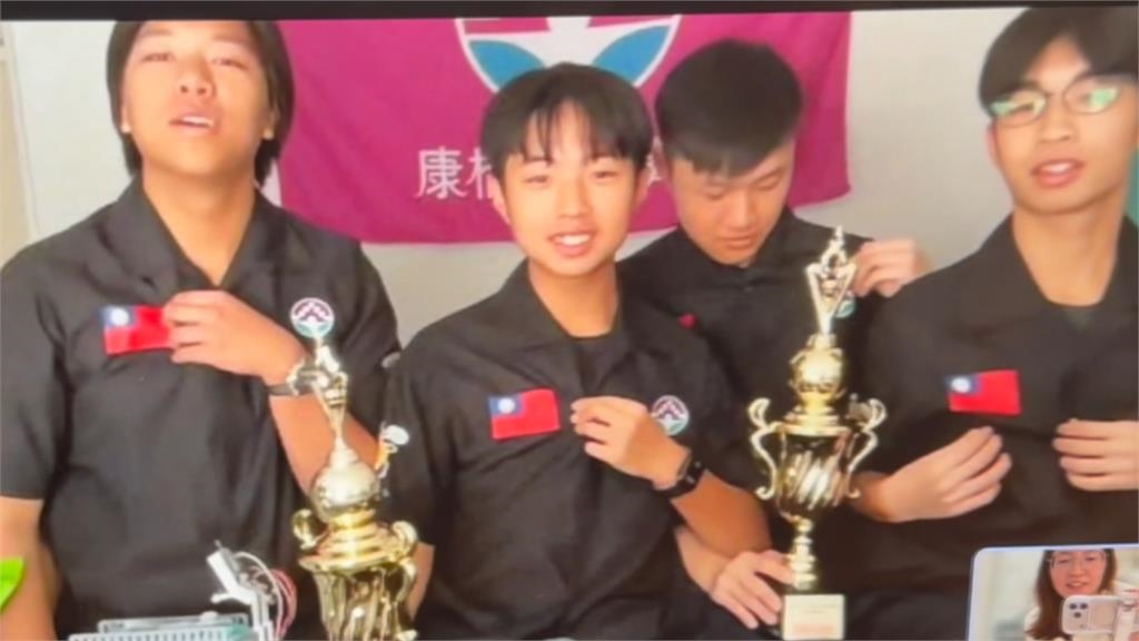 獨家!5位16歲高中生成台灣之光 遠征美國用AI病床獲機器人冠軍
