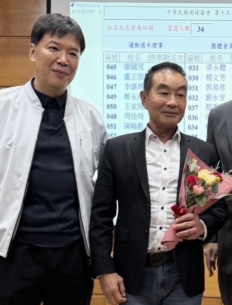 羽球/羽協新任理事長出爐!許安進上任盼率台灣羽壇邁向新世代