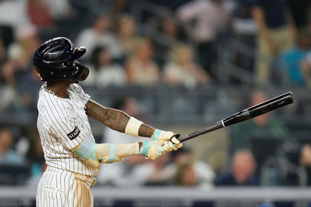 MLB(影)/穿別人的球褲用別人的球棒特別猛!洋基「爵士哥」近況火熱不想換了
