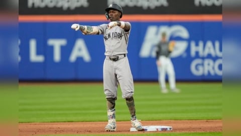MLB(影)/穿別人的球褲用別人的球棒特別猛!洋基「爵士哥」近況火熱不想換了