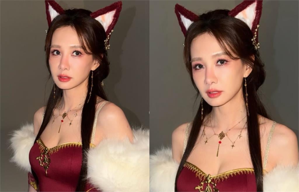 安心亞馬甲巨震「布料猛下滑」!縮水豹紋bra狂透氣…網超暈:大放送