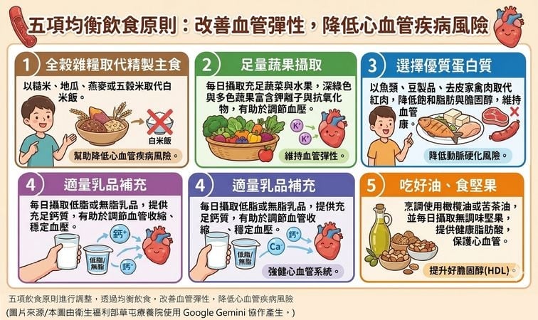 血壓標準下修!顧好血壓聰明「選食」五大飲食法吃出血管年輕力