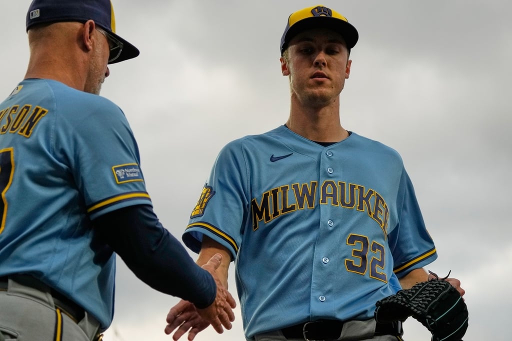 MLB(影)/啤酒加味噌好夠味!米肖羅斯基「只」投出163公里登上大聯盟三振王