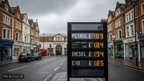 英國4月通膨率降至2.8%低於預期 能源與民生壓力仍成焦點