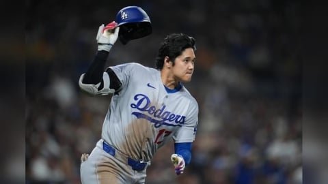 MLB(影)/脫帽跑壘大圈粉!「飄髮哥」大谷敲安衝壘 網戀愛:他怎樣都帥