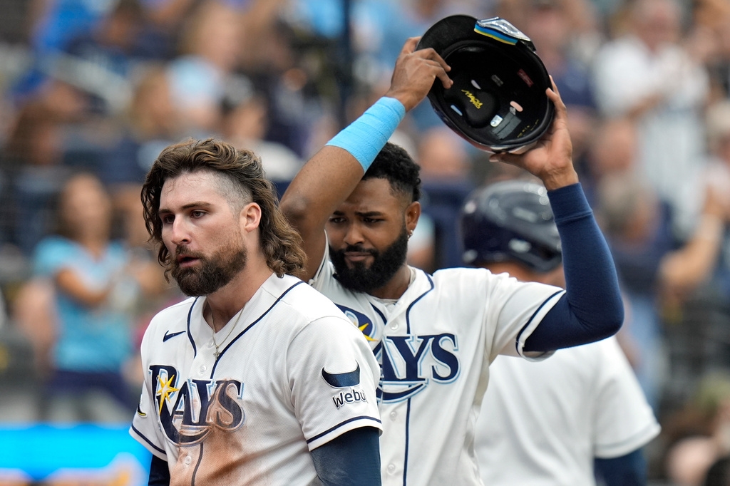 MLB(影)/「我們一定會贏!」光芒8局下半4分大逆襲 締造美國聯盟最佳戰績