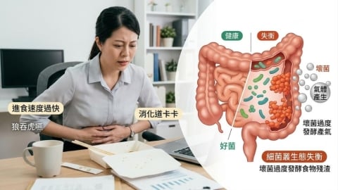 飯後總是容易脹氣?從飲食與日常習慣認識消化道保養