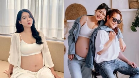 李又汝曝光超仙孕婦寫真!合體老公「疊疊樂」驚呼:快生了