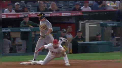 MLB(影)/球就是拿不出來!抓雙殺沒成功天使連兩天主場延長賽慘遭逆轉吞三連敗