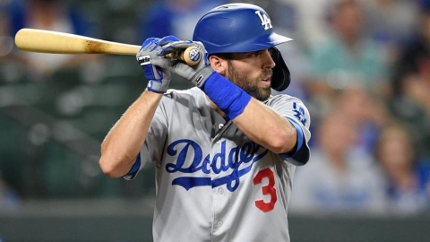 MLB(影)／曾為道奇奪兩冠的功臣！明星工具人泰勒結束14年棒球生涯正式退休