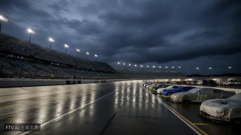 NASCAR夏洛特站大雨攪局 Ross Chastain奪冠致敬逝世車手