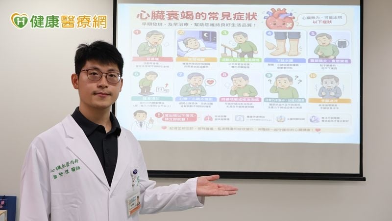 心臟無力別當老化!當心「喘、腫、累」恐是心衰竭警訊