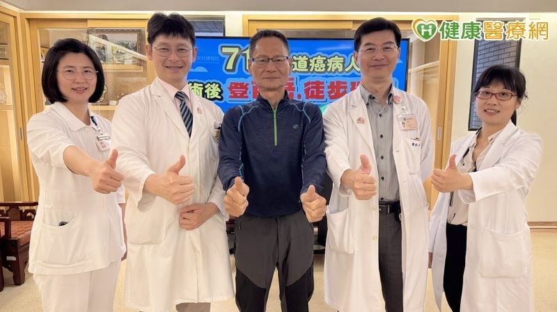 食道癌術後只能吃流質?71歲翁翻轉印象 恢復正常飲食、43天徒步環台