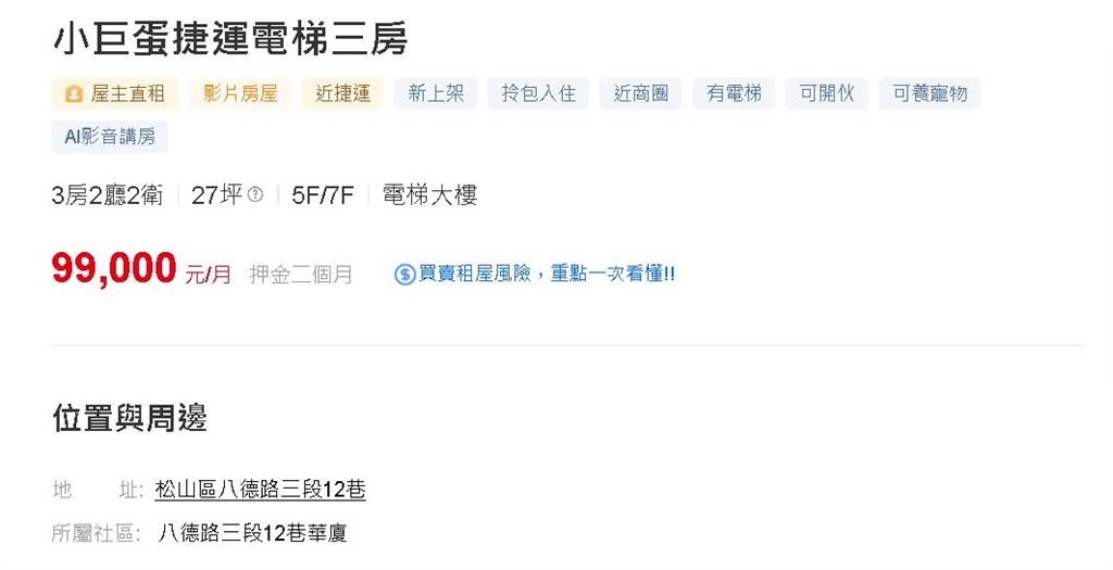 特蒐／隔套出租賺很大！台北老公寓變3套房「每間月租36K」掀熱議　