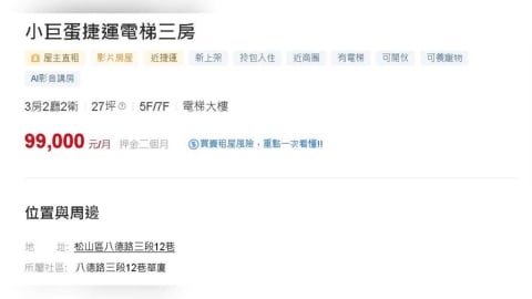 特蒐／隔套出租賺很大！台北老公寓變3套房「每間月租36K」掀熱議