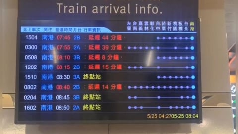 高鐵大誤點！號誌異常釀禍　多位立委遭困北上列車