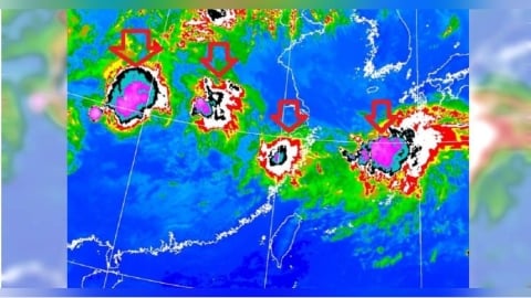 鄭明典曝週末恐迎「排隊雲團」:典型梅雨鋒面強降雨系統