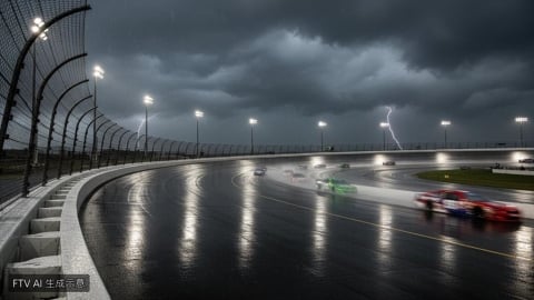 NASCAR可口可樂600雨戰 Daniel Suarez 奪冠終結勝荒