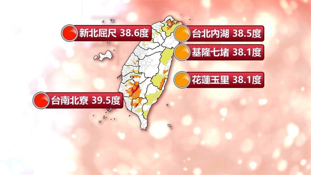 熱到週四!全台高溫直逼40度 週五鋒面報到「轉雨」