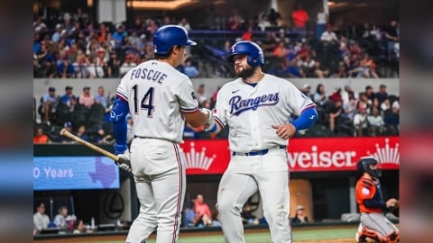 MLB(影)／24小時的大復仇！前一天被無安打遊騎兵今天單局狂轟8分打爆太空人