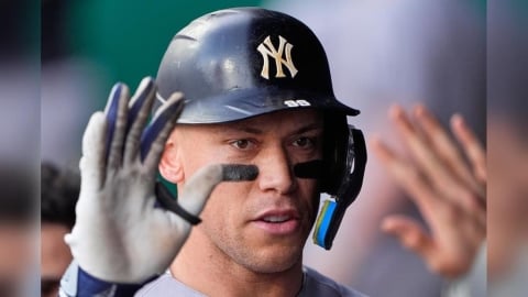 MLB(影)/法官雷射肩傳本壘守下一分!王牌投手柯爾賽後大讚為比賽定調