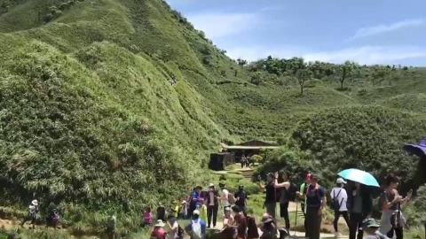 宜蘭爆紅景點''抹茶山''登山步道坍方 將封閉5個月 山友大崩潰