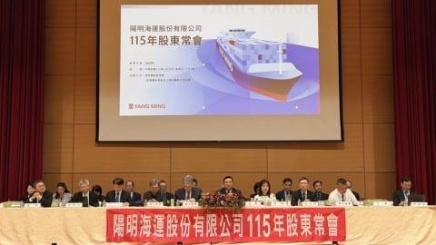 豪賺170億、每股發2元現金!陽明海運股東會通過股利案 兼顧轉型與股東權益