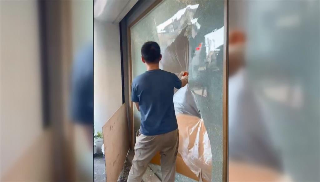 真的熱爆!南台紅色警戒 屏東服飾店櫥窗「玻璃爆裂」
