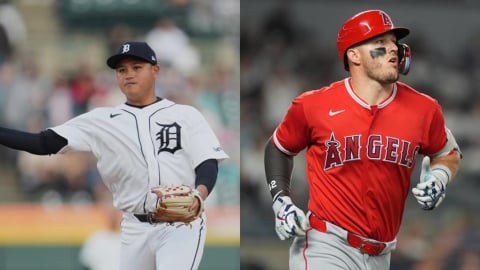 MLB(影)/「台灣怪力男」李灝宇未獲先發整場坐板凳!天使神鱒發威長打痛擊老虎